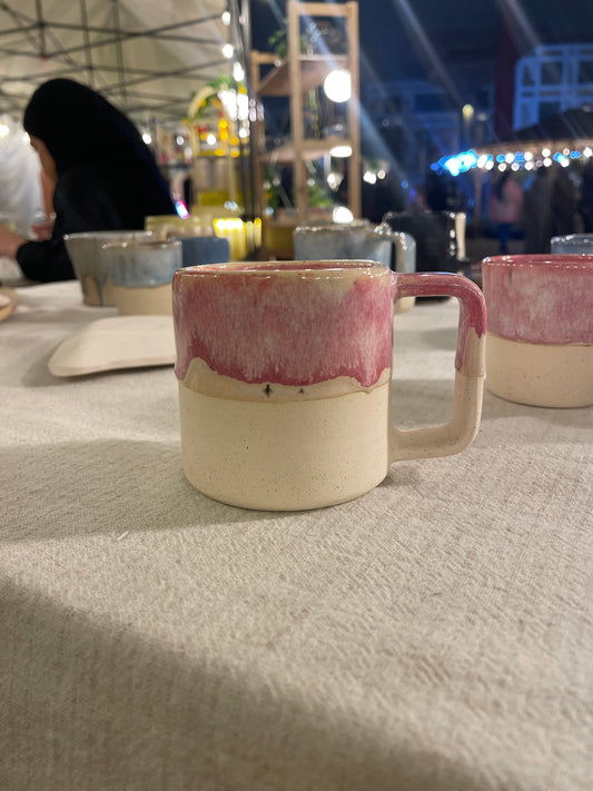 Pink combo mug