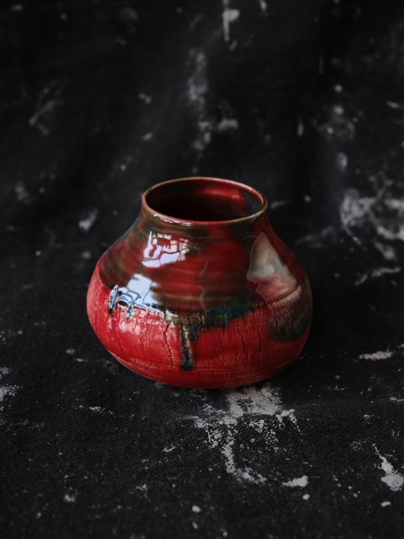 Red & Green Vase
