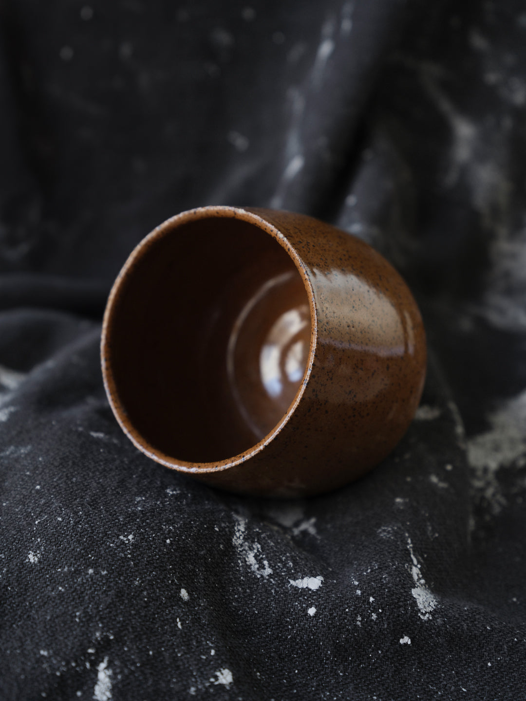 Brown Speckled Cup