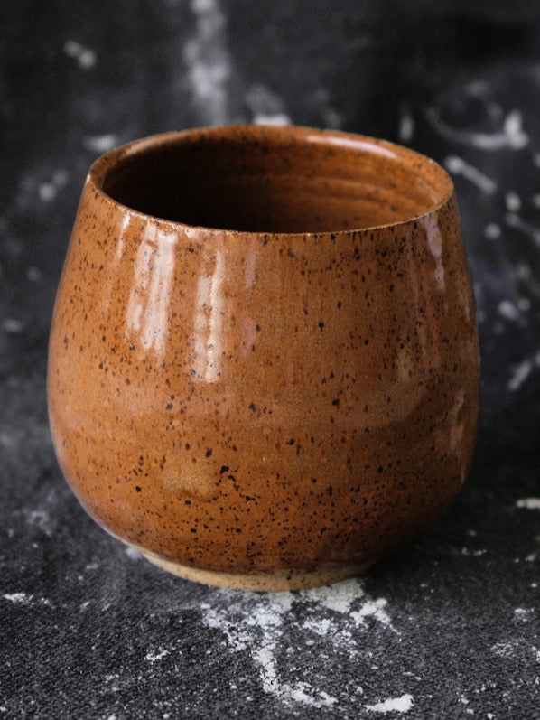 Brown Speckled Cup