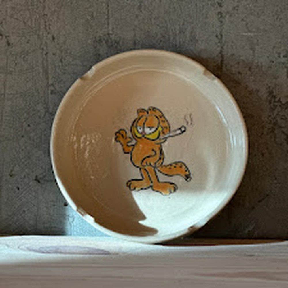 Cat Ashtray - Orange