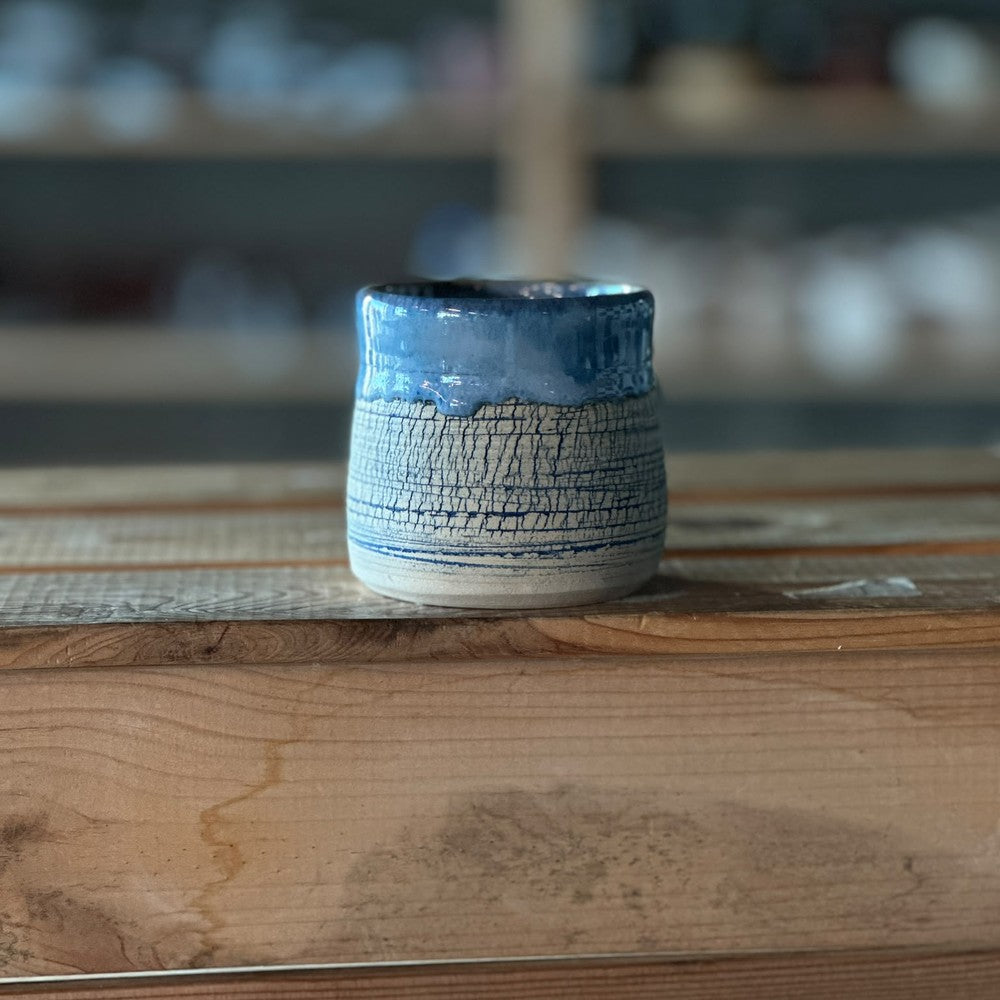Crackle Cup - Blue