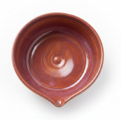 Matcha Bowl Brown — handmade ceramic by Ceramic Cube, Lusail Doha Qatar