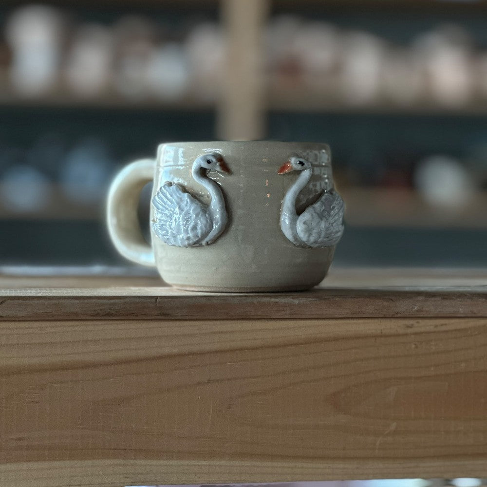 Mug with 2 Swans