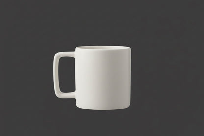 Cube Mug medium bisque piece to paint at Ceramic Cube Doha
