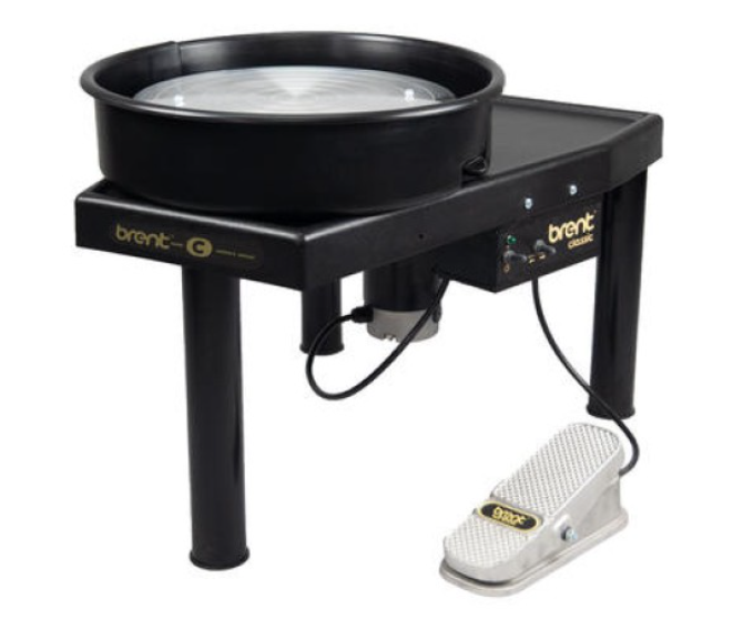 Brent Pottery Wheel - Model C22253V Black Edition — handmade ceramic by Ceramic Cube, Lusail Doha Qatar