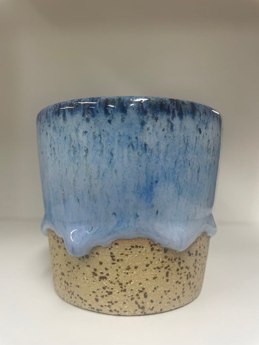 V Cup Speckled Blue