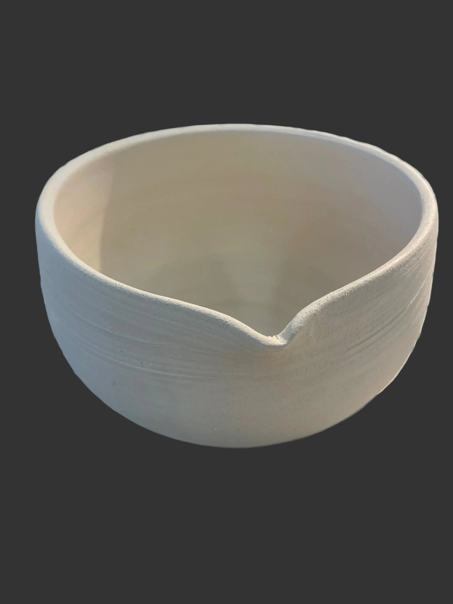 Matcha Bowl bisque piece to paint at Ceramic Cube Doha