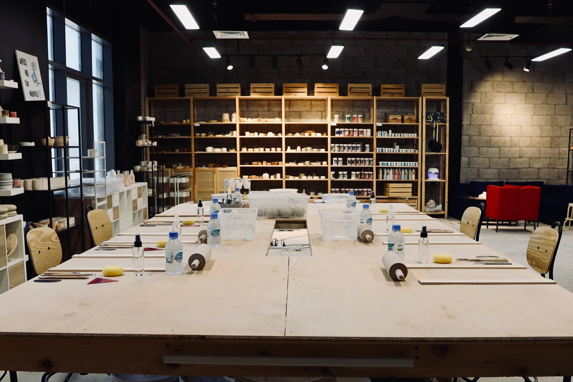 Private pottery fusion session, hand-building at Ceramic Cube