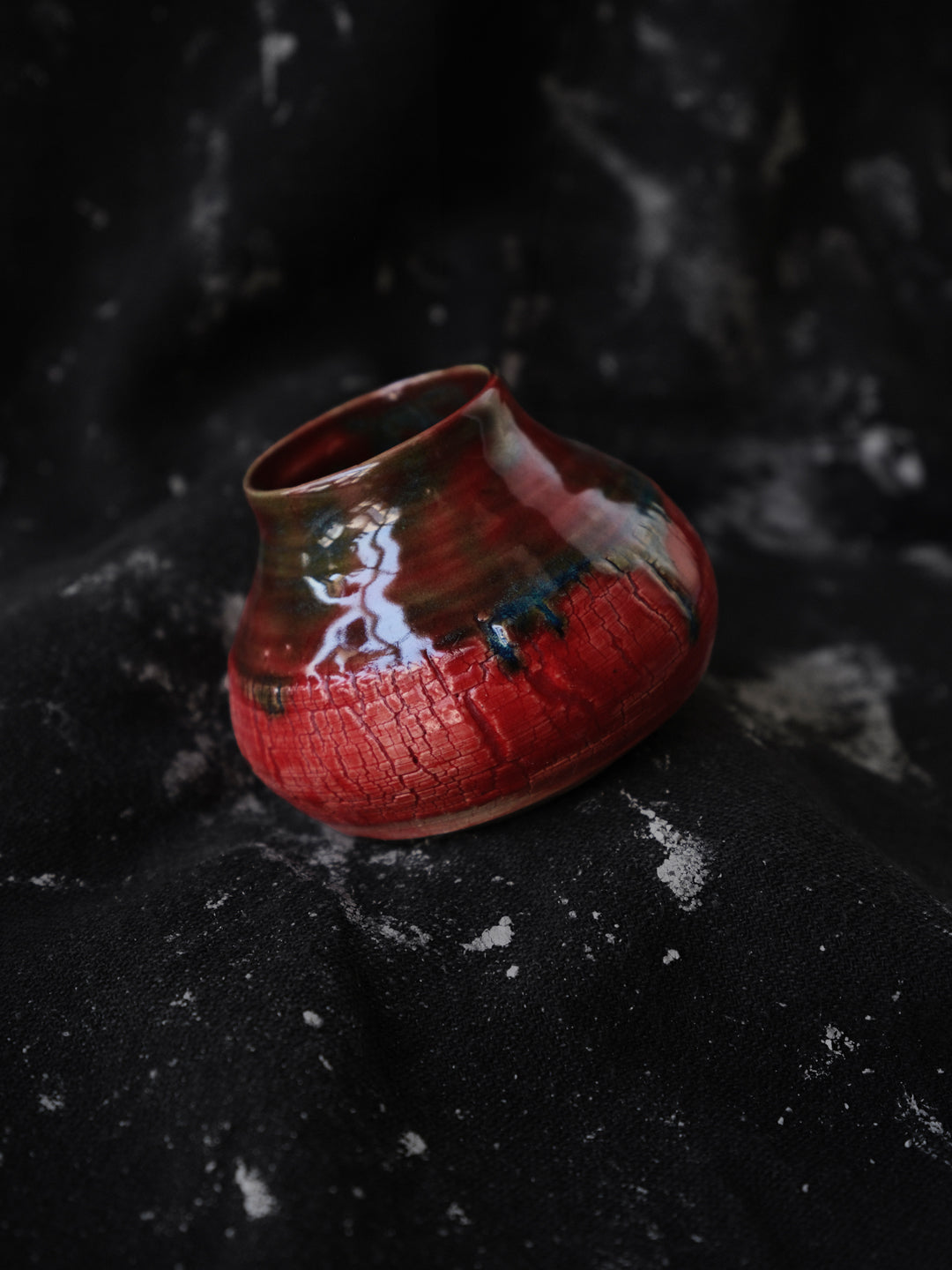 Red & Green Vase