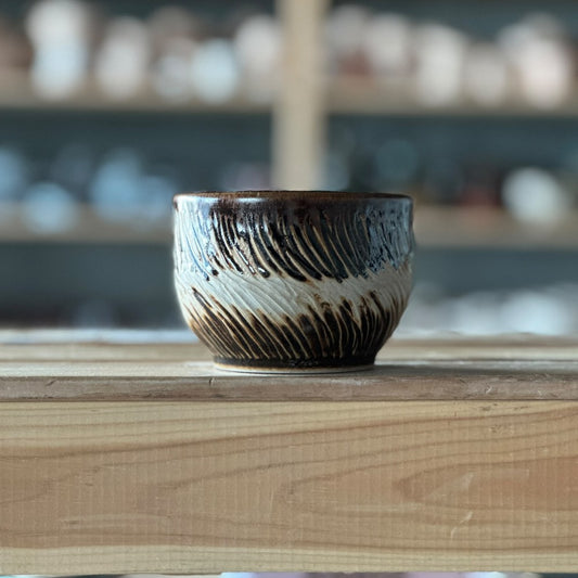 Cup - Brown & beige