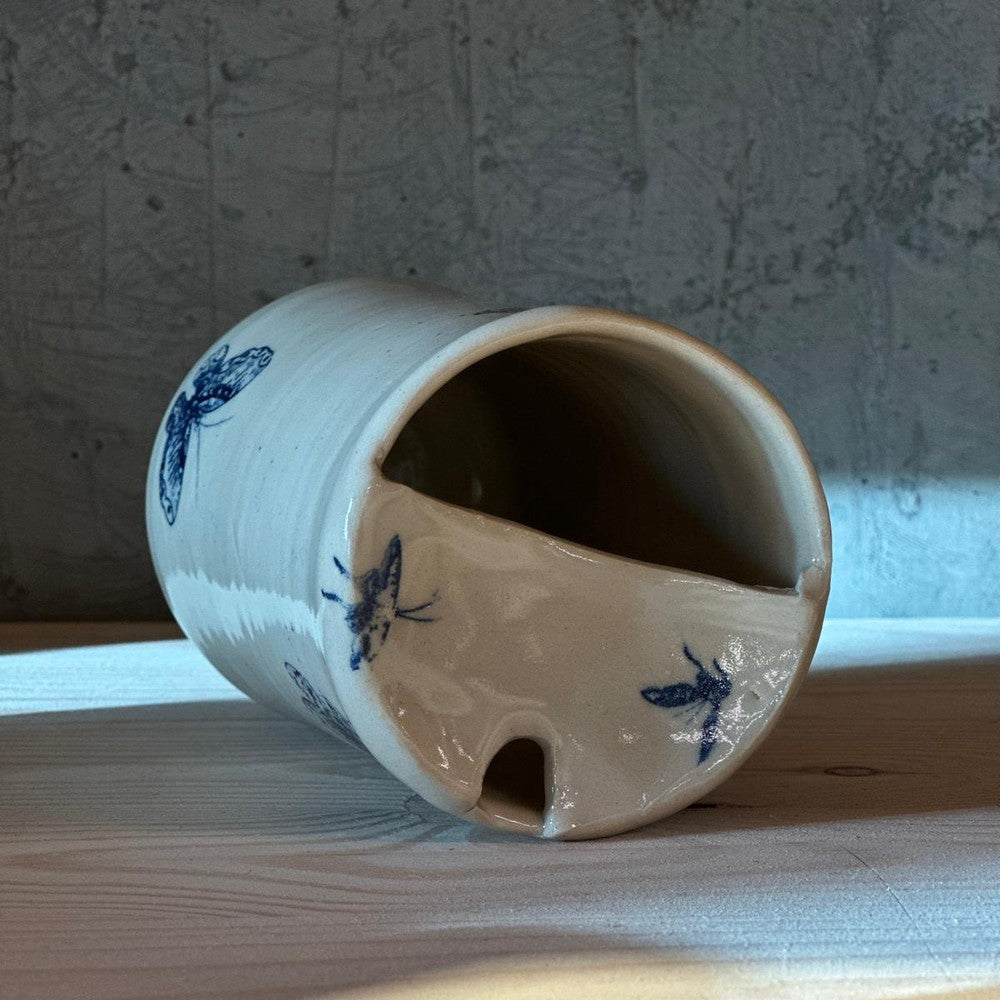 Travel Mug - Butterfly - Navy