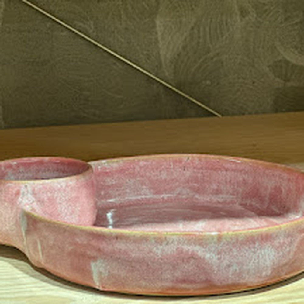Chip & Dip plate - Blue