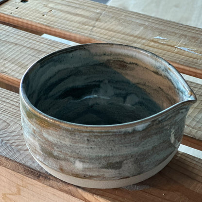 Matcha Bowl - Blue & brown