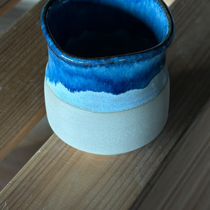 Long Cube Cup - Pink & white