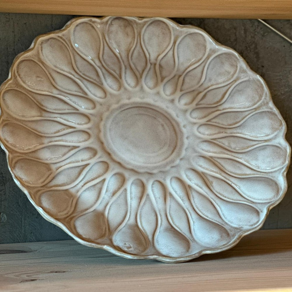 Sunburst Plate - Beige