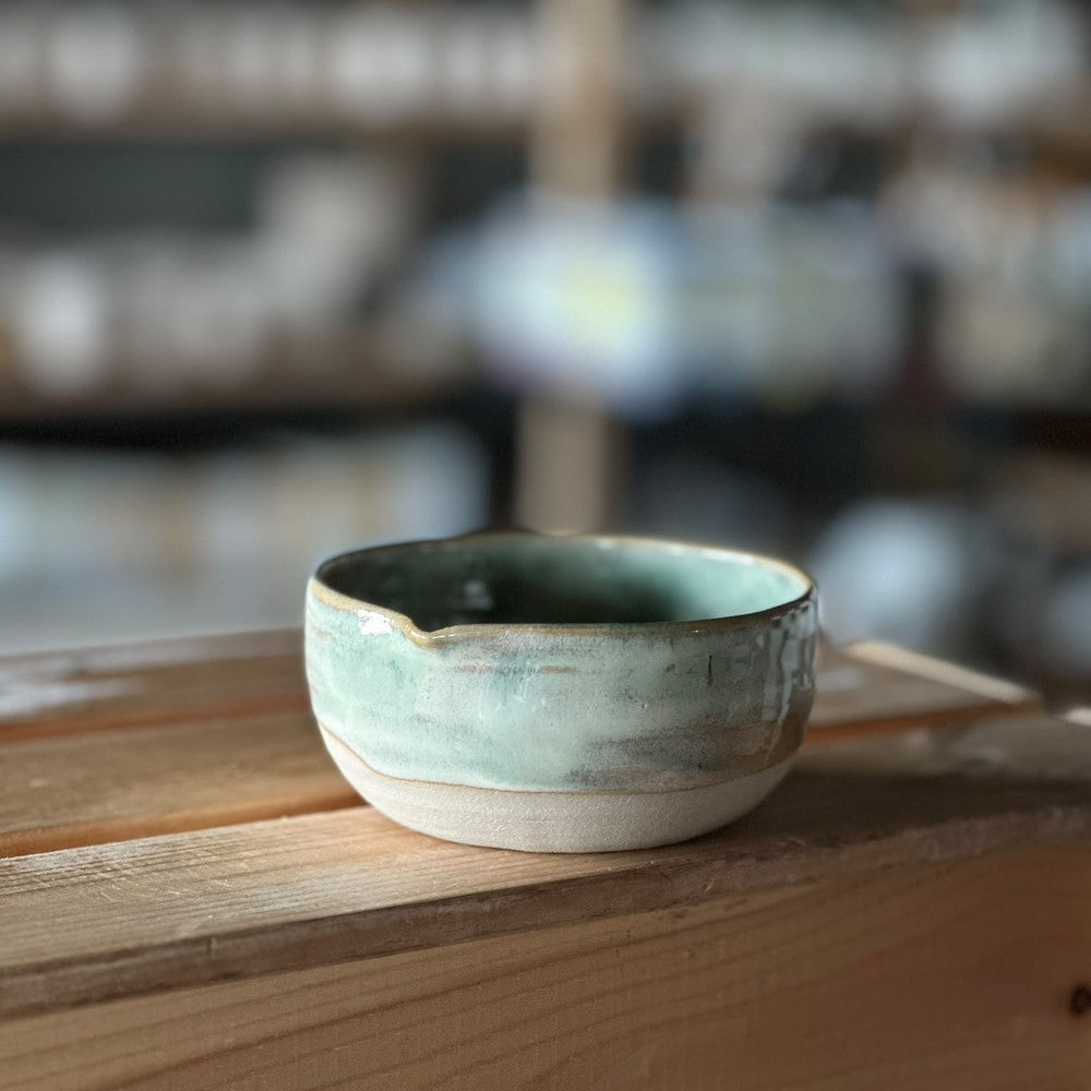 Matcha Bowl - Blue & brown