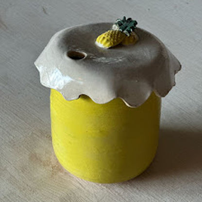 Travel Mug - Pineapple - Yellow