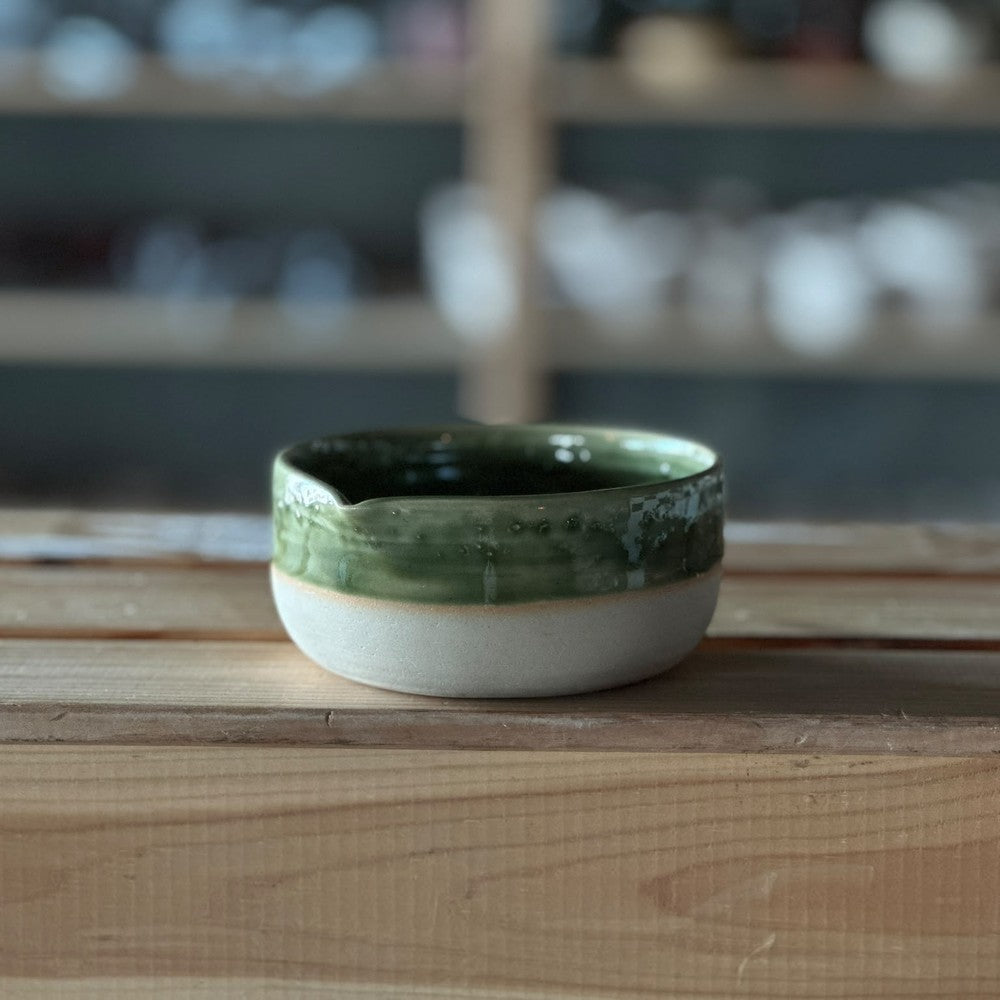 Matcha Bowl - Blue & brown
