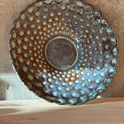 Bubbles Plate - Blue