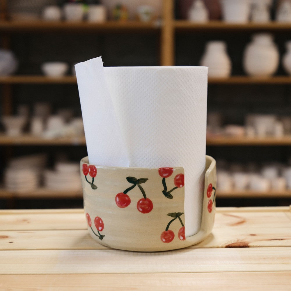Tissue Holder - Cherry - Red