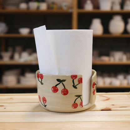 Tissue Holder - Cherry - Red