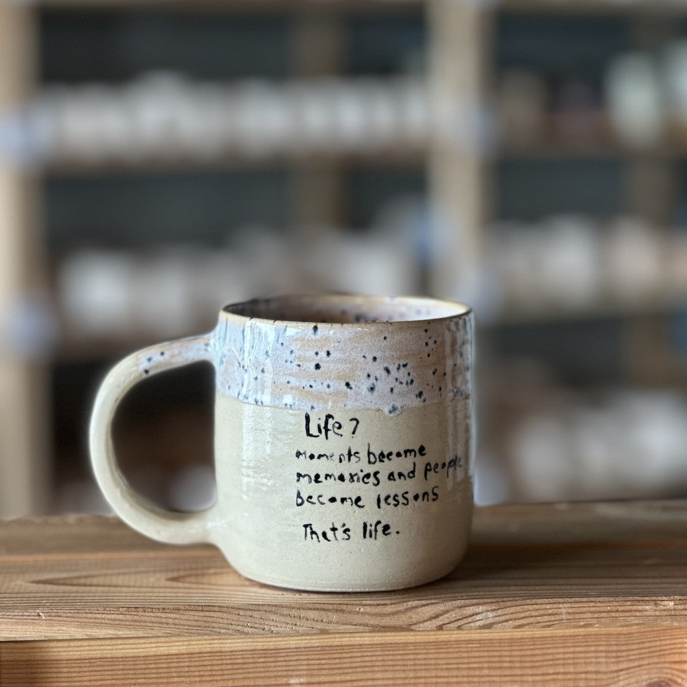 That's Life Mug - Speckled