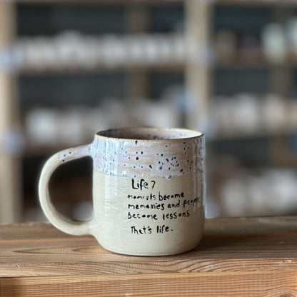 That's Life Mug - Speckled