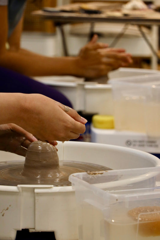 Pottery Fusion adults wheel and hand-building workshop at Ceramic Cube, Doha