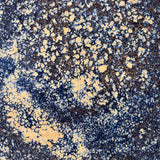 Brown Plate with Flower Print